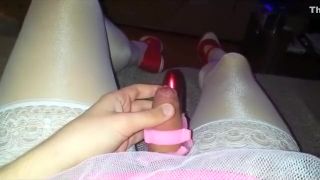 Amateur Blow Job Amazing homemade shemale clip with Solo, Stockings scenes Infiel - 1