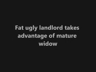 WeLoveTube mature widow used by fat landlord AntarvasnaVideos - 1