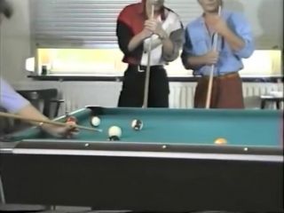 21Naturals Classic German girl gets double-teamed on the pool table Van - 1